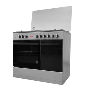 Von VAC9S042CS 4 Gas+ 2 Electric Cooker,Cylinder compartment 90cm”60cm