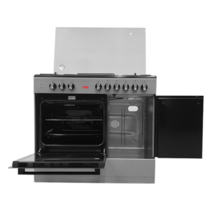 Von VAC9S042CS 4 Gas+ 2 Electric Cooker,Cylinder compartment 90cm”60cm